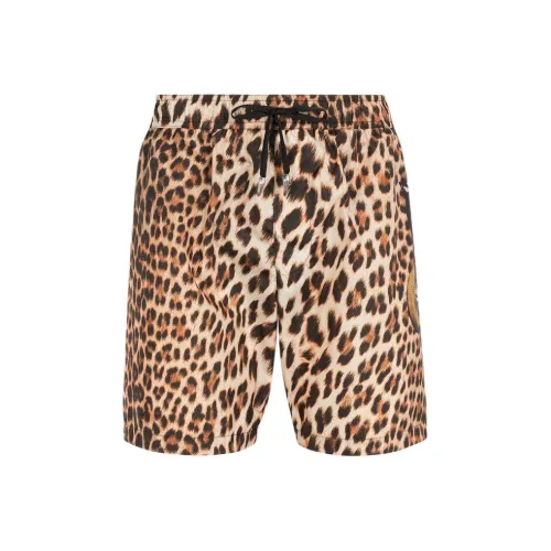 Roberto Cavalli SS24 Пляжные шорты Мужские Коричневые