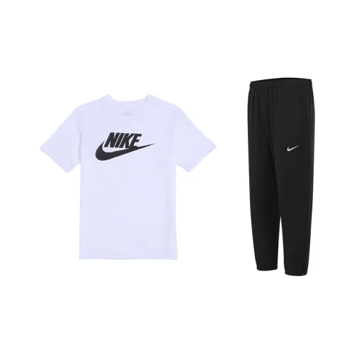 Nike Белый+Черный Мужская Повседневная Спортивная Одежда