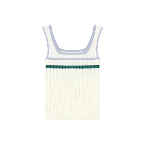 VEGA CHANG Флисовая отделка Белые Женские Майки