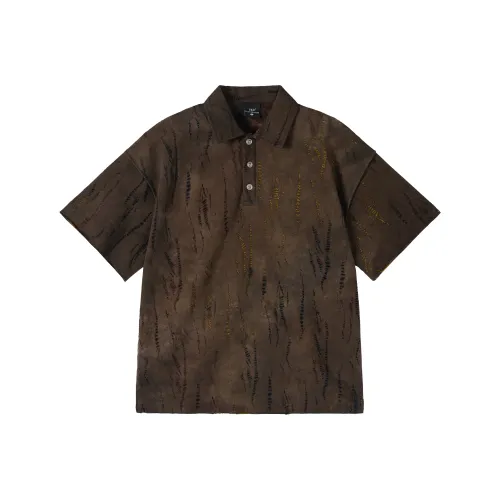 PILOTDRAGON Поло Унисекс Коричневый