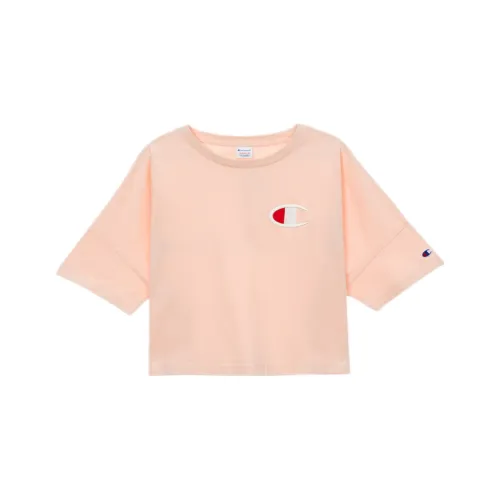 Champion T-Shirt Японская версия Женская Светло-розовая