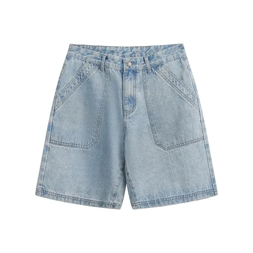 A3G4 Синие Унисекс Джинсовые Шорты