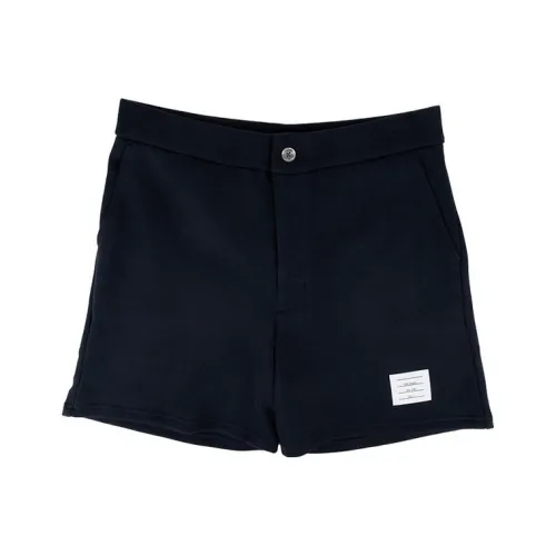 THOM BROWNE Черные Мужские Повседневные Шорты