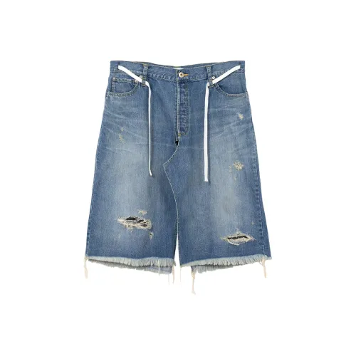 MIHARA YASUHIRO FW24 Юбка Мужская Джинсовая Синяя