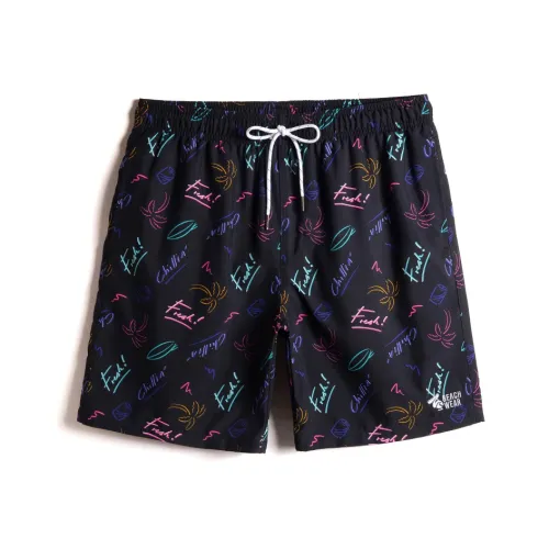 GAILANG Пляжные шорты Мужские Многоцветные с принтом