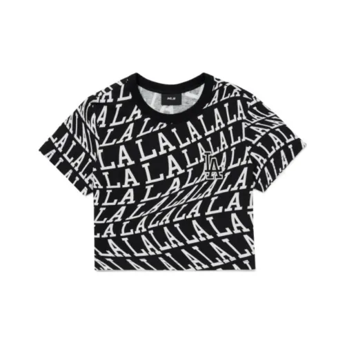 MLB LA DODGERS Черные Женские Короткие Топы