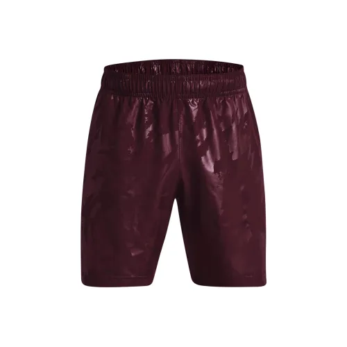 Under Armour Темно-красные Мужские Повседневные Шорты