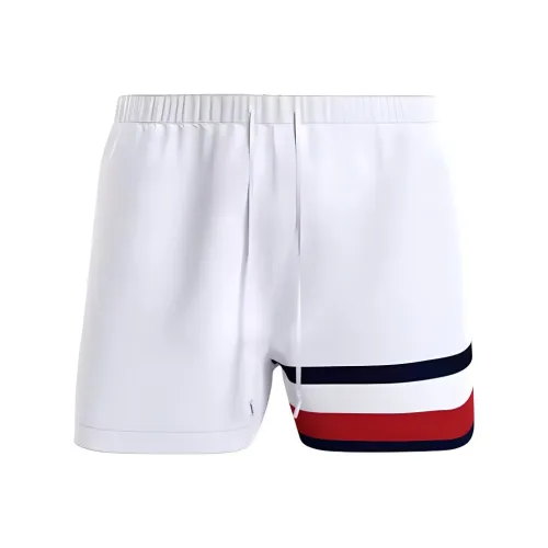 Tommy Hilfiger Global Stripe MID Плавательные шорты для плавания Мужские Белые