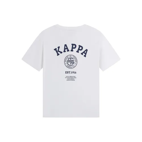 KAPPA 1916 SERIES Белый 012 Унисекс Футболка