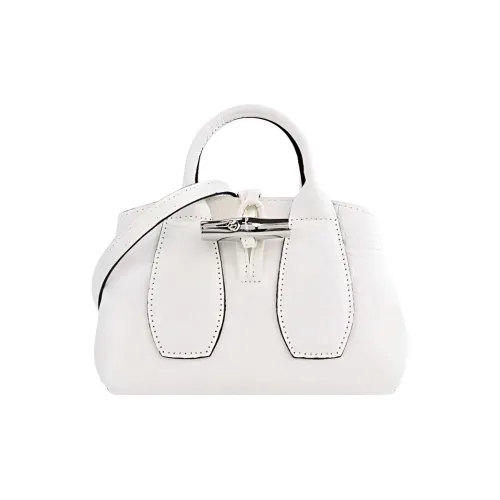 LONGCHAMP Roseau Кожа Через плечо Сумка Экстра Маленькая Женская Белая