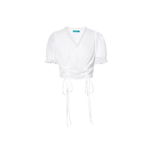 I'M ONE Белый Женские Короткие Топы