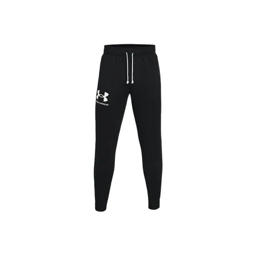 Under Armour Rival Мужские Спортивные Брюки Черные