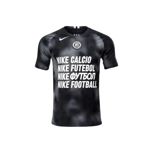 Nike Черная Мужская Футбольная Джерси