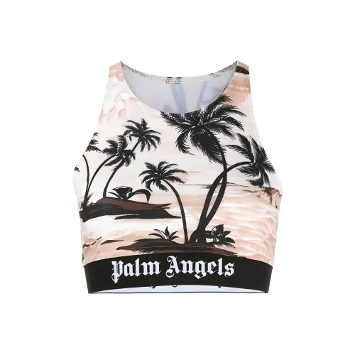 PALM ANGELS Черные Женские Майки