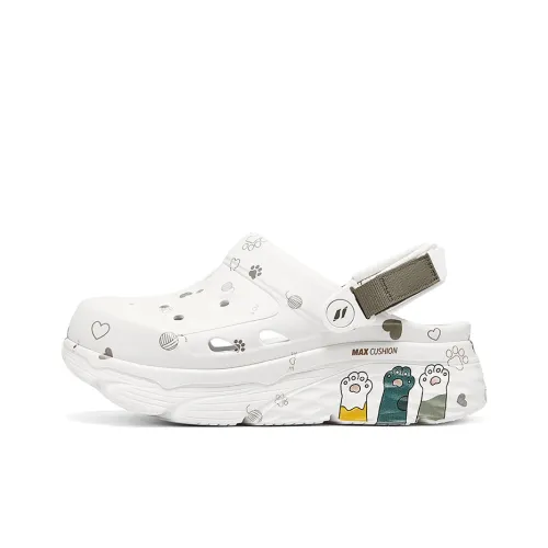 Skechers Max Cushioning Сабо Женские Белые