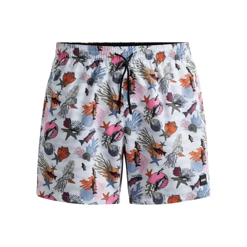 Hugo Boss FW24 Пляжные шорты Мужские Многоцветные