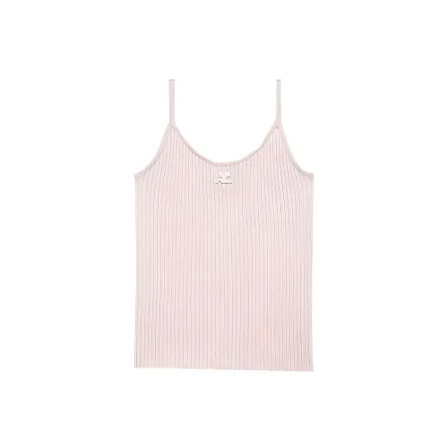 COURREGES Светло-розовые Женские Майки