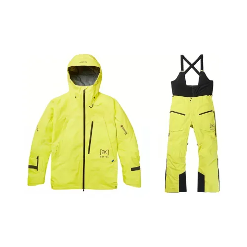 BURTON AK TUSK Gore TEX 3L Pro SKI Костюм Комплект Мужской Желтый