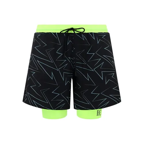 BALNEAIRE Плавательные шорты Мужские Модные и Крутые Черные Зеленые