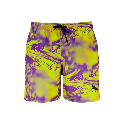 PUMA Шорты для плавания плавательные шорты мужские фиолетовые