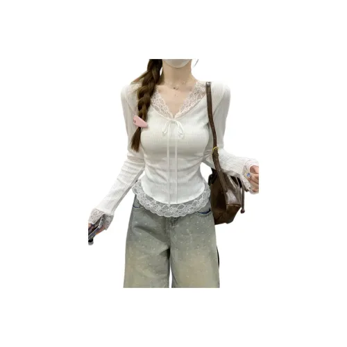 Si Bei'er Стандартная T-рубашка Женская Белая