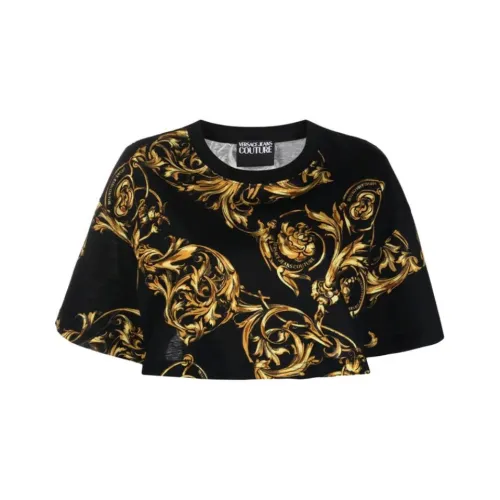 VERSACE JEANS COUTURE SS22 T-рубашка Женская Черная