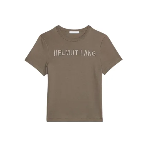 Helmut Lang T-Shirt Женская Оливковая