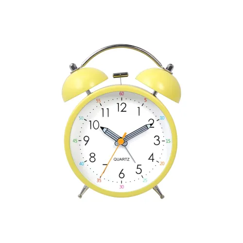 HENSE Кварцевый механизм Металл Будильник Унисекс Белый HA2503