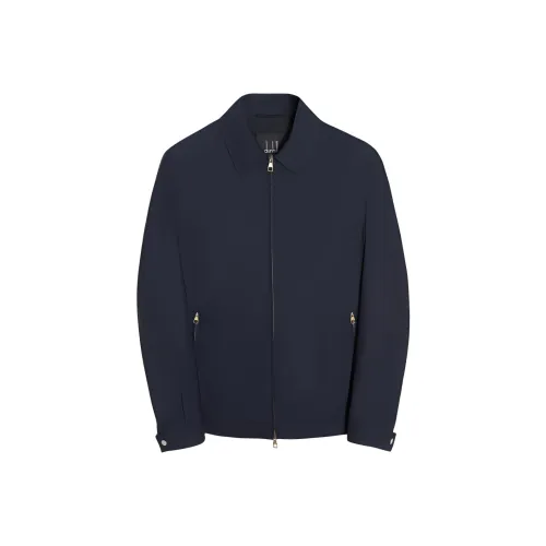 Dunhill FW23 Куртки и Пальто Мужской Морской Синий