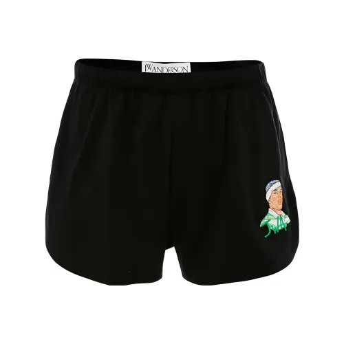 JW Anderson Черные Мужские Спортивные Шорты