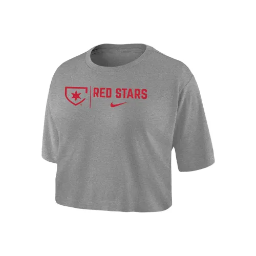 NIKE Серые Женские Футболки