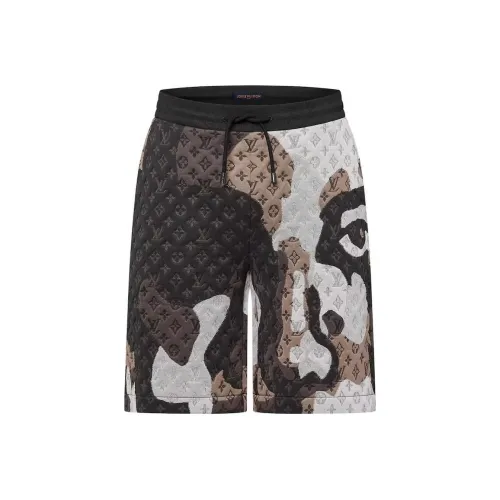 LOUIS VUITTON Повседневные шорты Мужские Темно-серые