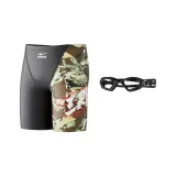 Черный (Плавательные шорты + Очки для плавания)