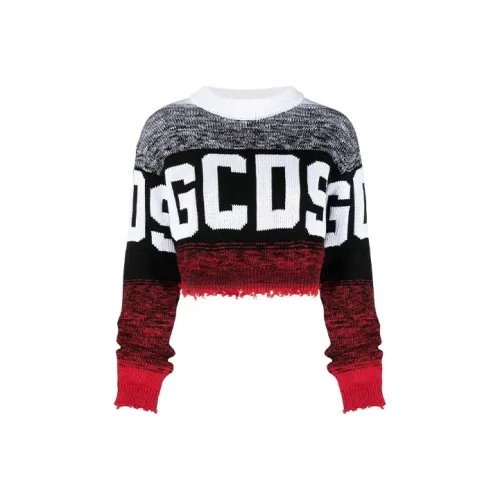 GCDS SS21 Облегающий свитер женский красный