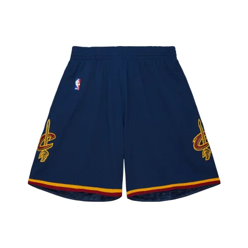 MITCHELL NESS Шорты Мужские Темно-синие