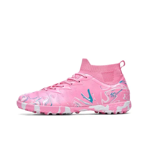 Binary TF Шипы Амортизация Устойчивый к истиранию Легкий Нескользящий Футбольные бутсы Унисекс Розовый