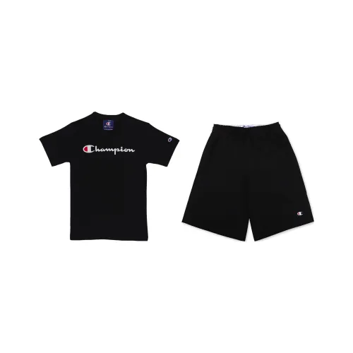 Champion Повседневная Спортивная Одежда Унисекс Черный