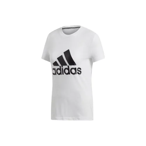 Adidas Комплект с короткими рукавами T-рубашка Женская Белая