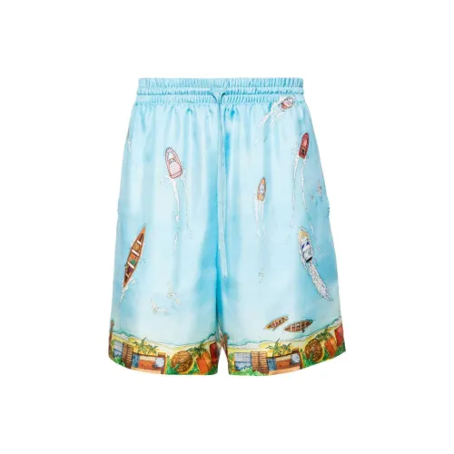CASABLANCA SS24 Повседневные шорты Мужские Синие
