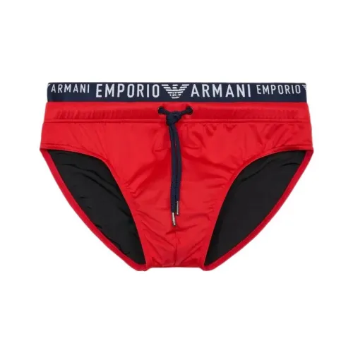 EMPORIO ARMANI Плавательные шорты Мужские Красные