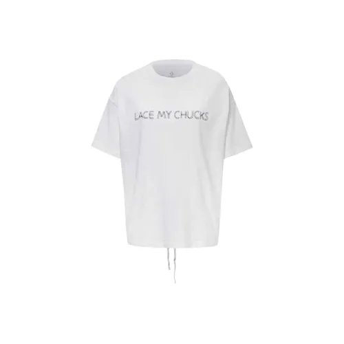 Конверс Белые Женские Футболки