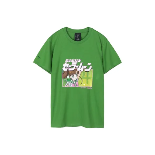 Skechers x MEISHAONVZHANSHILIANMING T Рубашка Женская Ярко-зеленая