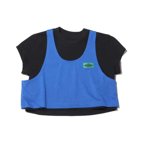 JORDAN Aleali May Синий Женский Короткий Топ