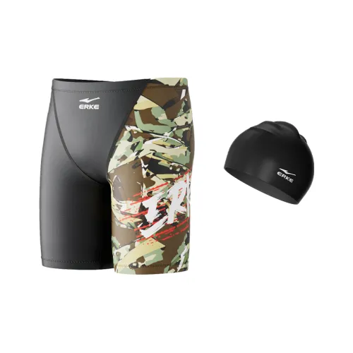 Erke Мужские купальники Мужской двухкомпонентный комплект Черный