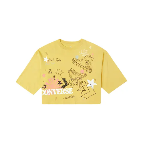 Конверс T Рубашка Женская Желтая