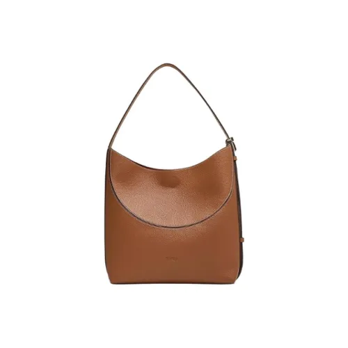 TATA Ткань Сумка через плечо Большая Женская Коричневая Бежевая и Черная