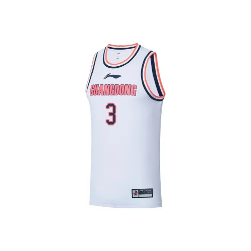 LINING CBA Collection Professional Basketball Collection Баскетбольная Джерси Мужская Белая