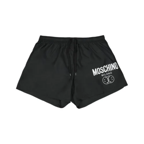 MOSCHINO Плавательные шорты Мужские Черные
