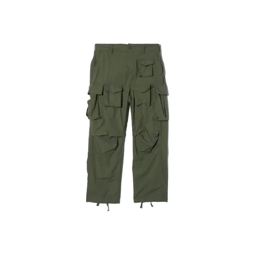 Engineered Garments Collaboration Повседневные брюки Мужские Оливковые