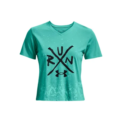 Under Armour T-Shirt Женская Светло-Зеленая